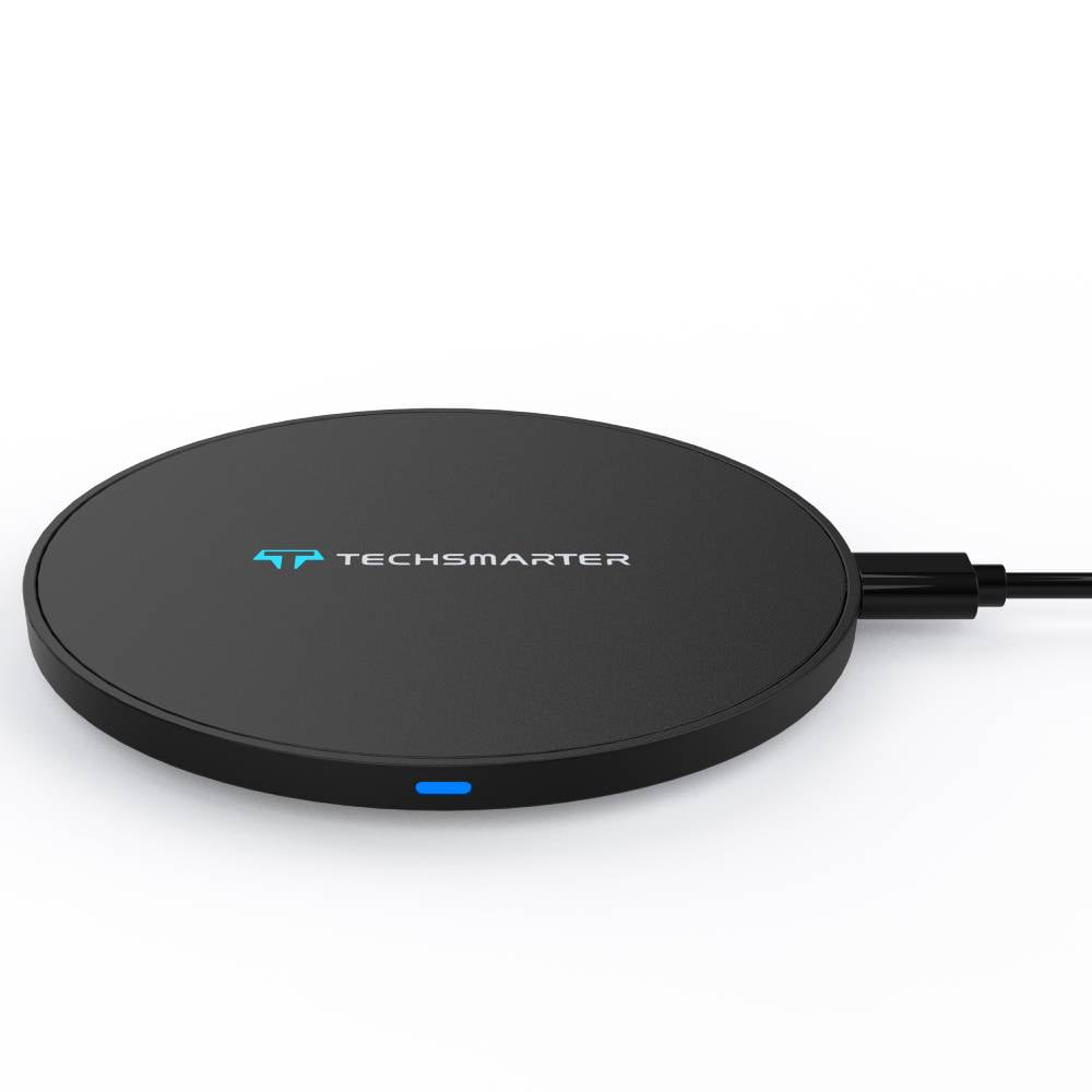 Techsmarter 15W Fast Charging Wireless Charger Pad. Compatible with