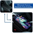 thumbnail image 5 of Unicorn Soft Furry Printed Car Armrest Pad Mat Comfortable Armrest Accessory 12.5x8.2 Inch, 5 of 6