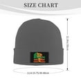 thumbnail image 3 of XMXT Winter Casual Beanie Hats for Men Women, Black History Month Prints Unisex Adult Cap Warm Daily Knit Hat Skull Caps, Deep Heather, 3 of 9