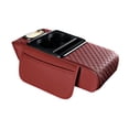thumbnail image 1 of harayaa Auto Armrest Cushion Center Console Cover Car Accessories Vehicle Arm Rest Cover Red, 1 of 8