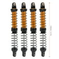 thumbnail image 2 of Rc Car Shock Struts Damper, Metal Shock Struts Damper, Climbing Car Universal Oil Suspension , Oil Suspension Shock Struts Damper Fit For 01 Rc Car Model Accessory, 2 of 8