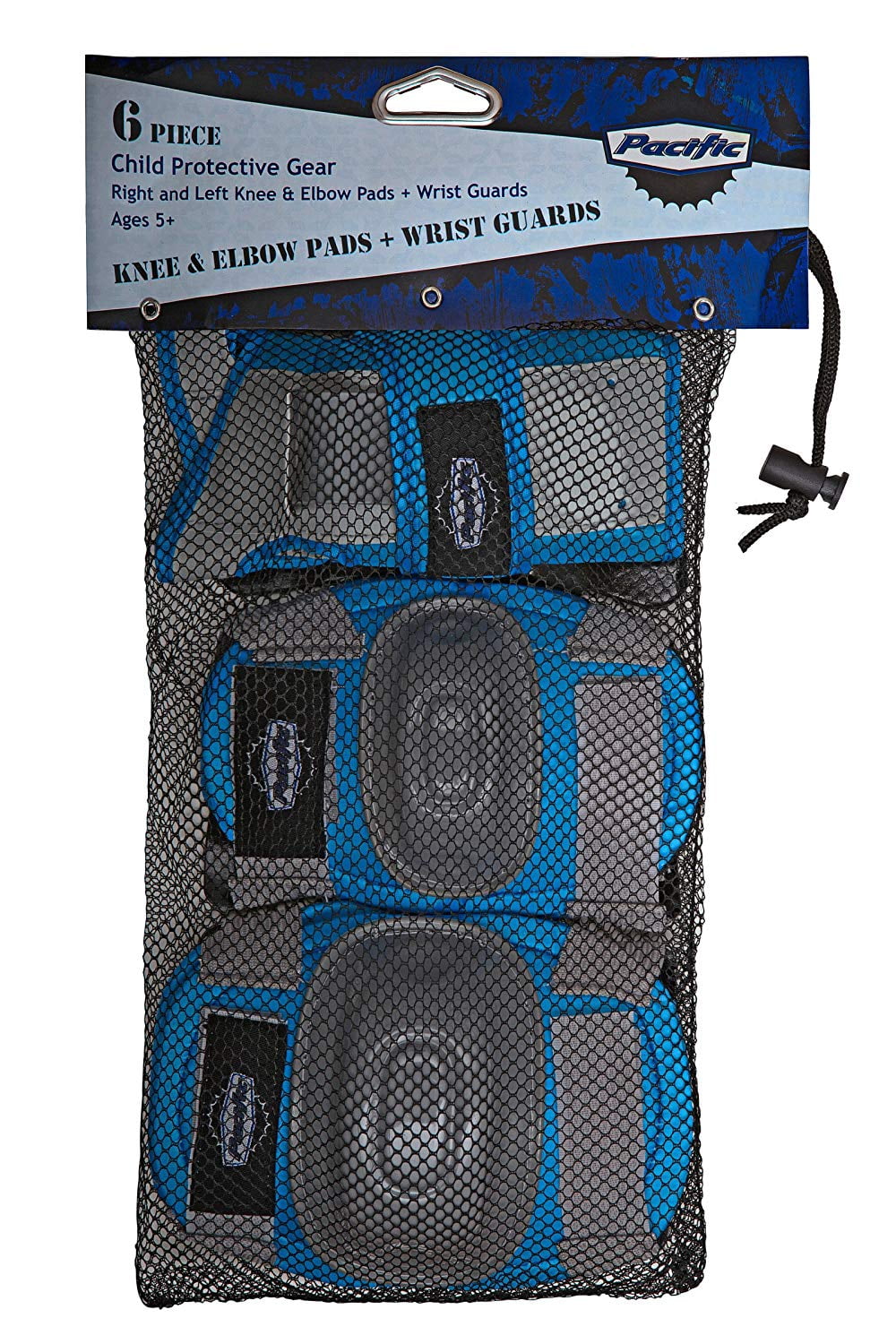 Pacific 6 Piece Roller Skate Protective Gear for Multi Sport