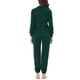 thumbnail image 3 of INSPIRAR CHIC Conjuntos de Pijamas para Mujeres con Sudadera y Pantalones de Noche con Bolsillos Color Verde, 3 of 4