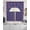 Blue, variant on Light Blue Swag Valances for Windows, Modern Abstract Art Ombre Striped Rod Pocket Kitchen Curtain Light Filtering Topper Drape for Bathroom Cafe Bedroom Living Room Window Treatments, 56"Wx36"L