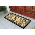thumbnail image 5 of A1HC First Impression Uriel Bleached Coir Engineered Anti-shred Monogrammed Doormat (30" x 60"), 5 of 8