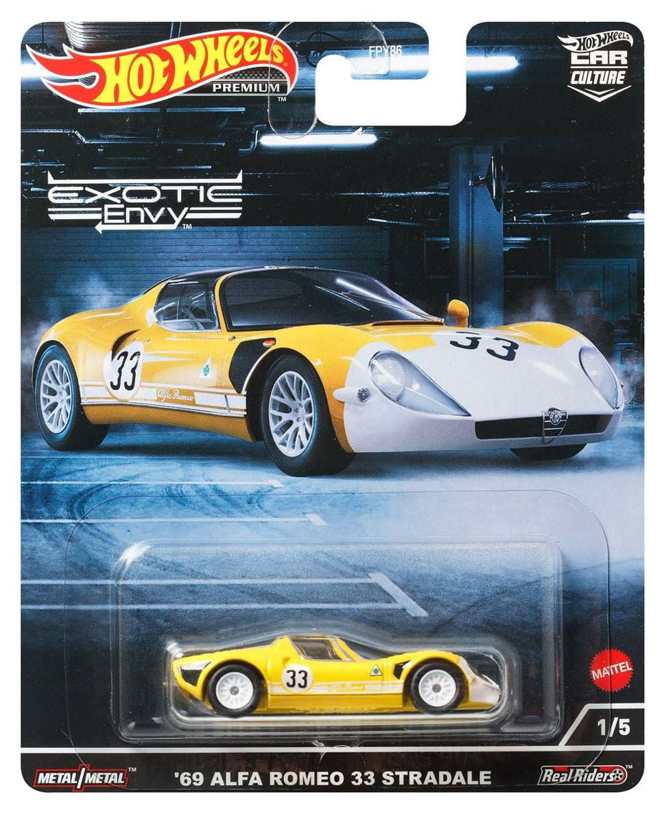 Hot Wheels Premium Car Culture 2022 Exotic Envy 957M Set of 5