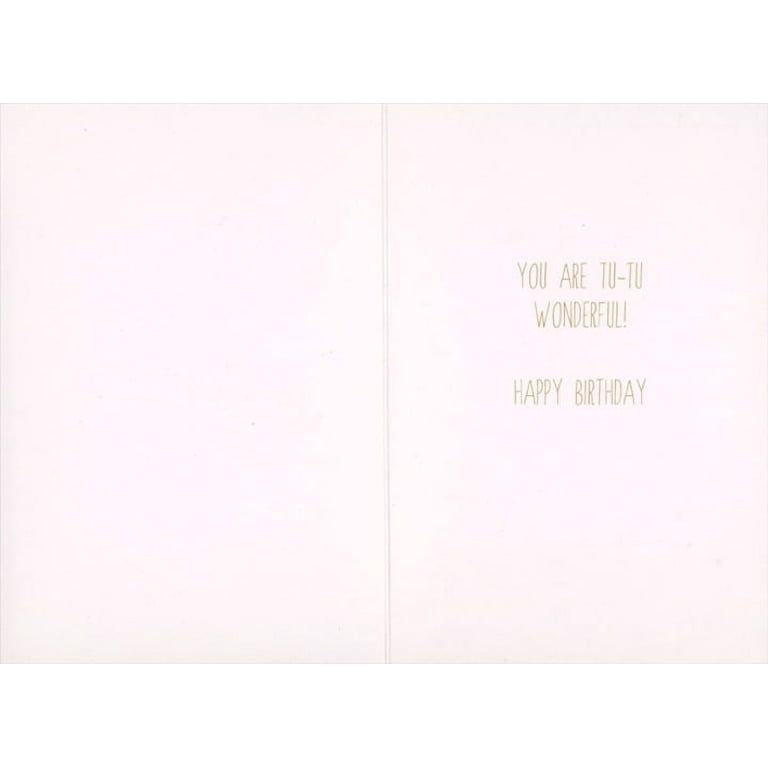 LimaLima Daughter Birthday Card - Large 5.5x8.5 Inch Greeting Card With Envelope