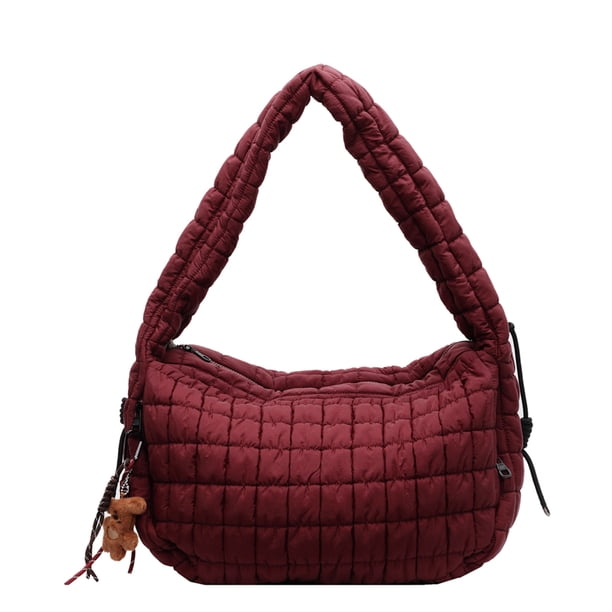 Bolso Hombro Acolchado Carryall Puffer Mano para Mujer