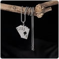 thumbnail image 2 of Collar con colgante con etiqueta para perro, póker, cartas, discoteca, Bar, DJ, Hip Hop ER, 2 of 5