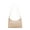 Khaki, variant on Small Shoulder Purse for Women Mini Leather Tote Handbag Trendy Hobo Evening Bag with Zipper