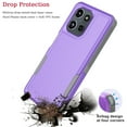 thumbnail image 4 of For Moto G 5G 2025 Case ,Sturdy Phone Case for Motorola Moto G 5G 2025, Tekcoo Shockproof Protection Heavy Duty Armor Hard Plastic & Rubber Rugged Bumper 2-in-1 Case Cover - Purple, 4 of 10