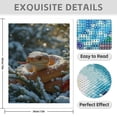 thumbnail image 3 of Diamond Art Kit for Adults, Golden Serpent In Winter Forest Diamond Painting for Adults Beginners, DIY Diamond Art Painting Kits, 5D Diamond Painting Crafts for Home Decor 12x16 Frameless, 3 of 7