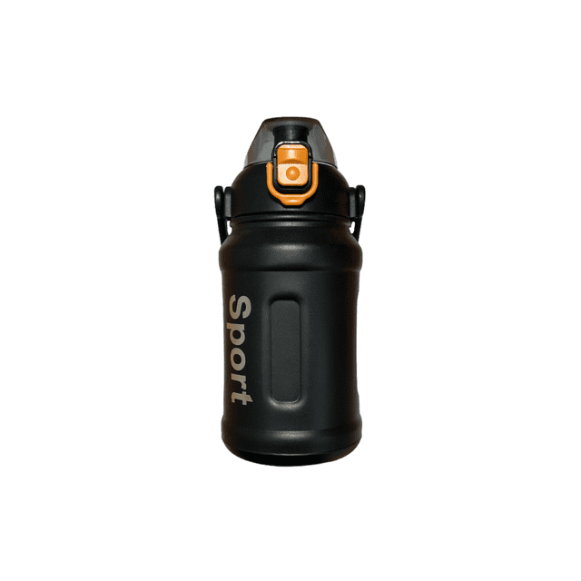 Botella Térmica RM REGALOMEX Acero Inoxidable 800ml Frío/Caliente Negro Grande