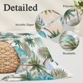 thumbnail image 3 of Tropical Plant Body Pillow Cover 20 x 60 Inch Decorative Pillow Cover Summer Watercolor Boho Green Palm Trees Lumbar Pillowcase Seasonal Rectangle Cushion Case for Couch Sofa Bed Living Room, 3 of 9