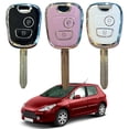 thumbnail image 2 of Non deformation Car Key Protector for C1 C2 C3 C4 and For Toyota AYGO Black purple, 2 of 6