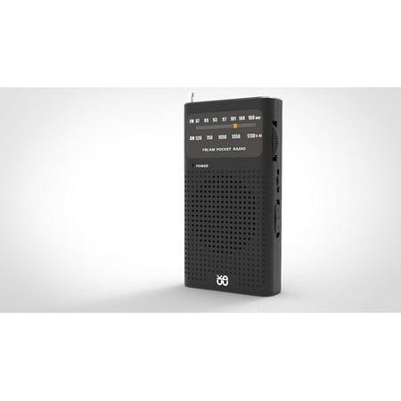 Pocket Radio Transistor, Am Fm Small Radio Portable, Battery Operated ...