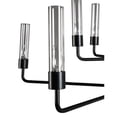 thumbnail image 5 of Pemberly Row 10-light Traditional Iron and Glass Chandelier in Black, 5 of 6