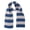 Blue and Gray, variant on Fall Winter Ultra Soft Knit Striped Scarf for Women Men Boys Girls Halloween Wizard Costume Yellow Black
