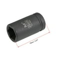 thumbnail image 2 of Uxcell Deep Impact Socket 3/4" Drive 26mm 6Point Chrome Molybdenum Steel Black, 2 of 5