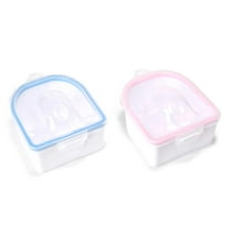 2 PCS Nail Soaking Bowl Nail Soak Off Bowl Acrylic Nail Remover Tool Acetone Nail Polish Remover Bowl Nail Soaker Tray Manicure Tool