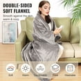 thumbnail image 3 of VEVOR Heated Blanket Electric Throw,Soft Flannel Heating Blanket with 10 Hours Timer Auto-off & 5 Heating Levels for Couch Sofa 72" x 84" - 72" x 84", 3 of 5