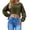 Blackish Green, variant on Long Sleeve Crop Tops for Women, Womens Winter Clothes Fashion Round Neck Solid Color Long Sleeve Tops for Women Crop Lightweight Work Shirts Oversized Crop Tops for Women Blue M