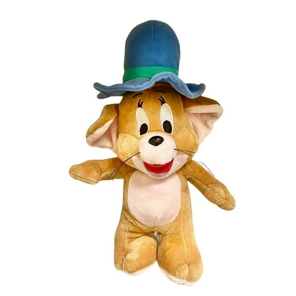 Blue Cowboy Hat Jerry Mouse From Tom & Jerry Cartoon Plush Doll Soft 7” New