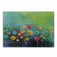 thumbnail image 1 of Flower Cutting Board, Dandelions Featured in Garden Brushstrokes Watercolored Abstract Landscape Art, Decorative Tempered Glass Cutting and Serving Board, Small Size, Multicolor, by Ambesonne, 1 of 1