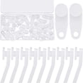 thumbnail image 3 of PatungKu Multipurpose Curtain Track Gliders Hook 30/60Pcs Plastic Traverses Rod Sliders, 3 of 9