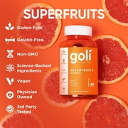 Goli Triple Action Immune Vegan Gummies, Vitamins C, D & Zinc, 60 Count