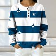 thumbnail image 4 of Cmfcve Cut Star Shirt for Women Oversized Printed Long Sleeve Pullover Sweatshirts Fashion Casual Daily Tops, 4 of 7