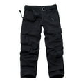 thumbnail image 1 of LOVZFMLL Cargo Pants for Men's Side Pockets Small Feet Tight Fitting Pants Full Length Pants, 1 of 1