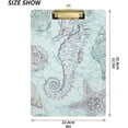 thumbnail image 3 of GZHJMY Seahorses Clipboards Acrylic A4 Letter Size Clipboards with Metal Clip for Nurses, Students, Teachers, Classroom, Office, 3 of 7