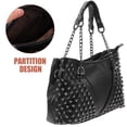 thumbnail image 3 of KHBUAB 1Ud Mujer PU Negro Con De Y Para Y Compras, 3 of 8