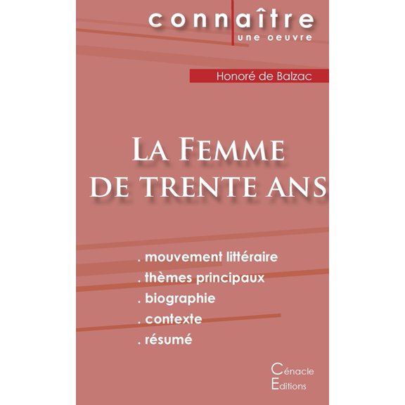 Fiche de lecture La Femme de trente ans de Balzac (Analyse littéraire de référence et résumé complet), (Paperback)