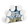Beistle 10" Happy New Year Pop-Over Centerpiece 4/Pack 80654