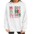 thumbnail image 3 of Neewe Christmas Sweatshirt for Women Crewneck Lightweight Long Sleeve Shirt Xmas Holiday Party Pullover Sweater Tops, 3 of 8