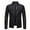 Black, variant on Herrnalise Men's Fashion Casual Warm Fit Thick Leather Long Jacket Long Sleeve Lapel Pocket Zipper Fit Top Coat Coffee