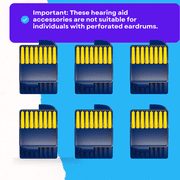 Starkey Hear Clear Wax Guards 48-Pcs / 5-Pack for Hearing Aids - from Icebound Essentials