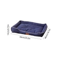 thumbnail image 3 of Deeceymbur Dog Bed Cushion Large Pet Mat Soft Cotton Stuffed Cat Lounger Washable Sofa Pad for Pets Up to 25lb, 3 of 6