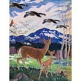 thumbnail image 3 of "Spring Meadow" Painting Print on Wrapped Canvas, 3 of 5