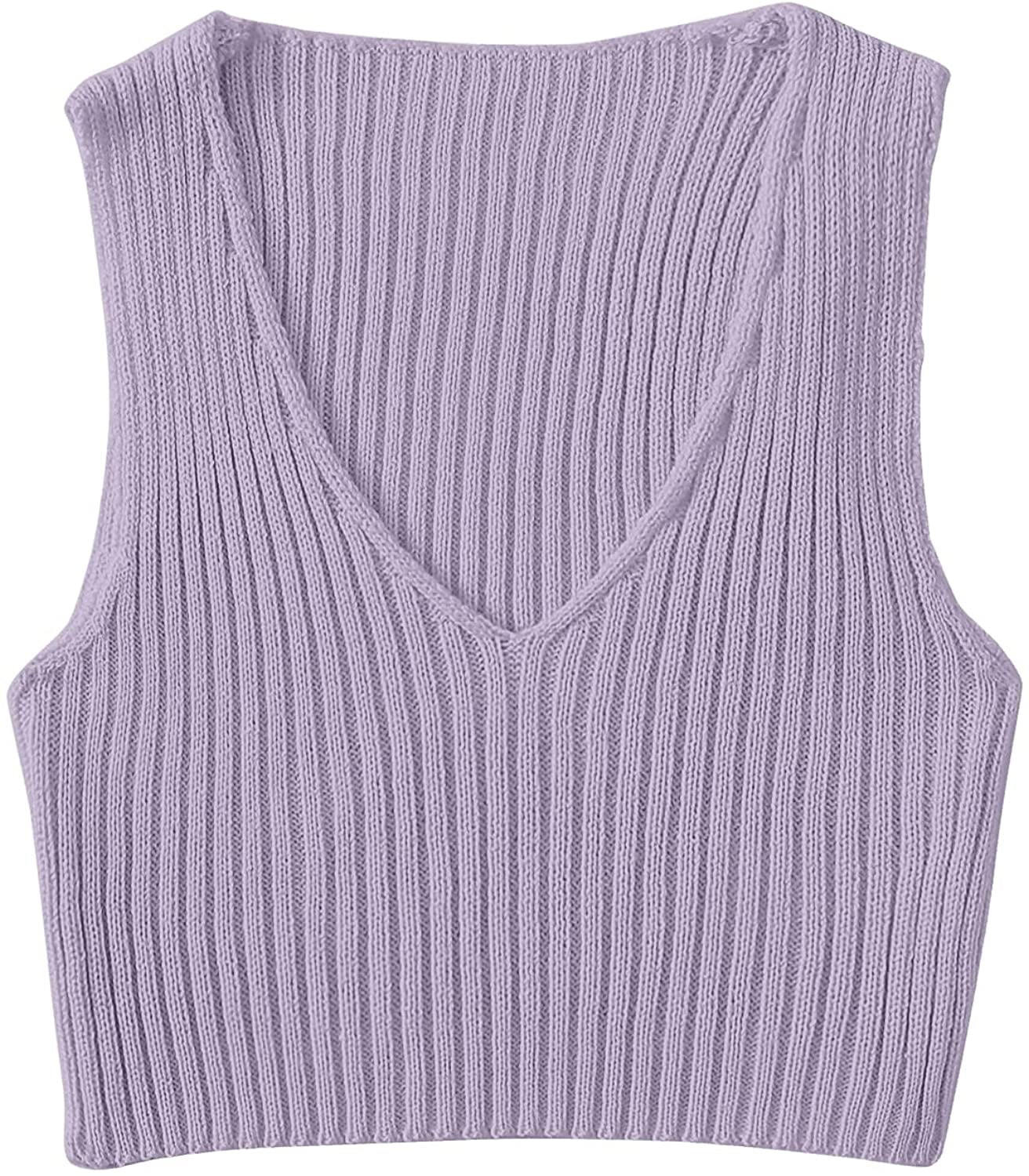 halter neck sweater tank