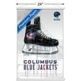 thumbnail image 3 of NHL Columbus Blue Jackets - Drip Skate 21 Wall Poster with Wooden Magnetic Frame, 22.375" x 34", 3 of 6