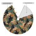 thumbnail image 6 of Cauagu 36" Christmas Tree Skirt Camouflage Rabbit Pattern Christmas Tree Decorations Tree Mat for Xmas Decorations Occasion Holiday Home Decor -36", 6 of 7