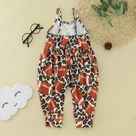 

TOWED22 Bodysuit Jumpsuit Baby Girls Ruffled Jumpsuit Backless Bodysuit Romper Cotton Linen Harem Pants Summer Outfits B