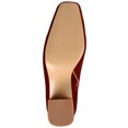 thumbnail image 6 of Journee Womens Hazara Square Toe Block Heel Ankle Booties, Widths Available, 6 of 10