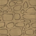 thumbnail image 1 of Ahgly Company Indoor Square Patterned Sienna Brown Area Rugs, 7' Square, 1 of 6