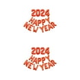 thumbnail image 2 of Maytalsory Safe And Easy Inflation Foil Happy New Year Balloon Enjoy Stress-free Party Red 2Set, 2 of 6