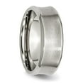 thumbnail image 4 of Stainless Steel Brushed Concave 8mm Beveled Edge Band, 4 of 6