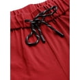 thumbnail image 4 of DressBerry - By Myntra Women Red Regular Fit Track Pants Solid Pure Cotton Ready to Wear Cargos Joggers With Elasticated Waistband And Drawstring Closure, 4 of 8